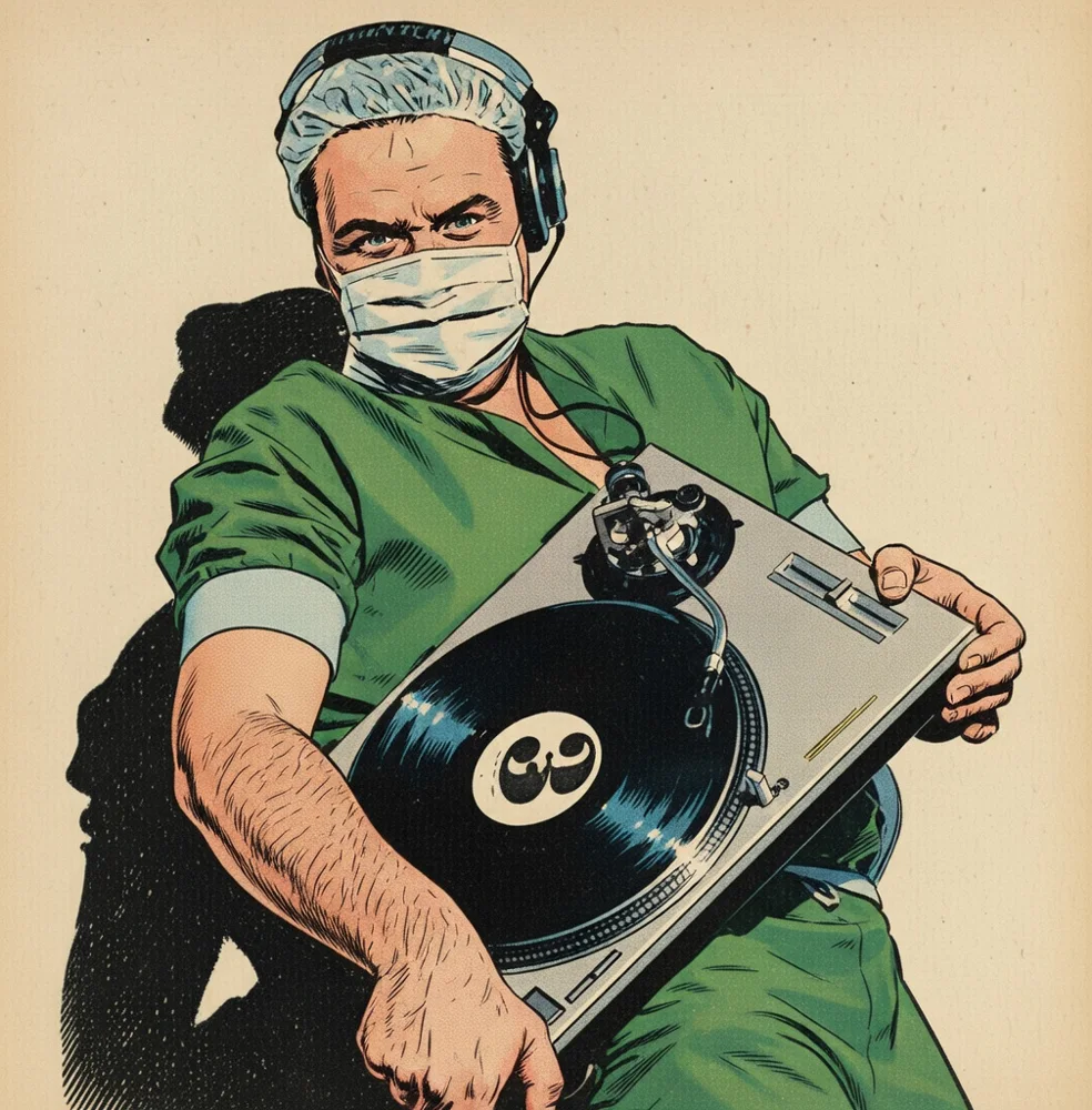 Music Doctor René met draaitafel